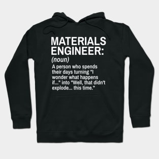 Materials Engineer Funny Definition Engineer Definition / Definition of an Engineer Hoodie